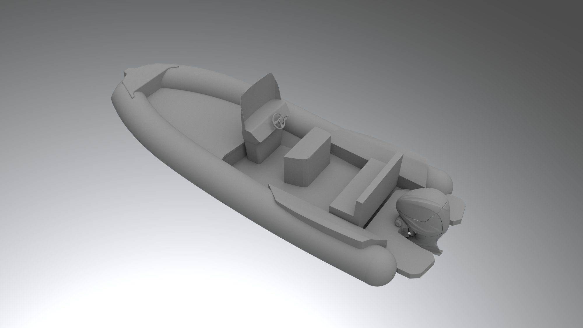 Salpa Soleil 20 Rubber Boat Free 3D model_4