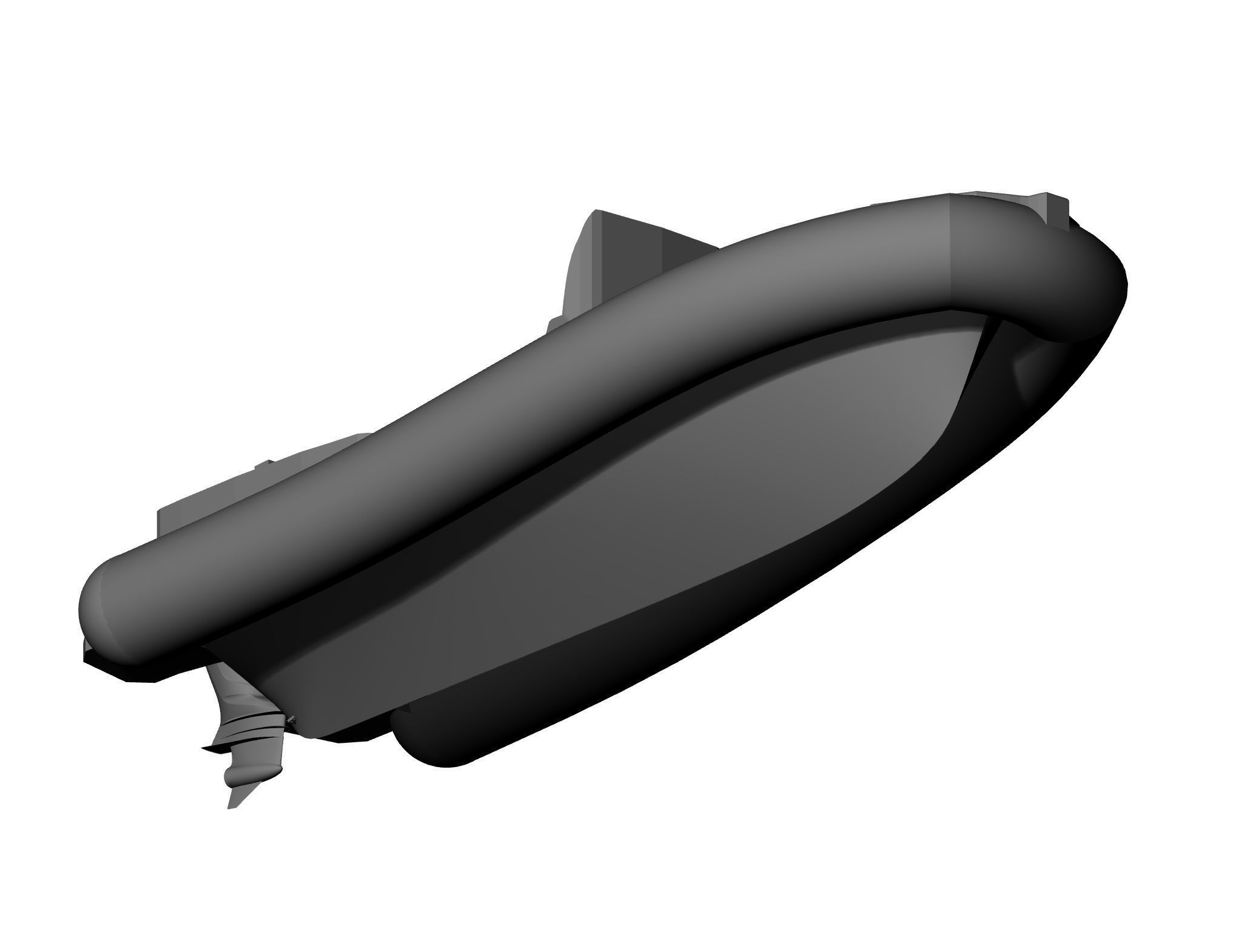 Salpa Soleil 20 Rubber Boat Free 3D model_6