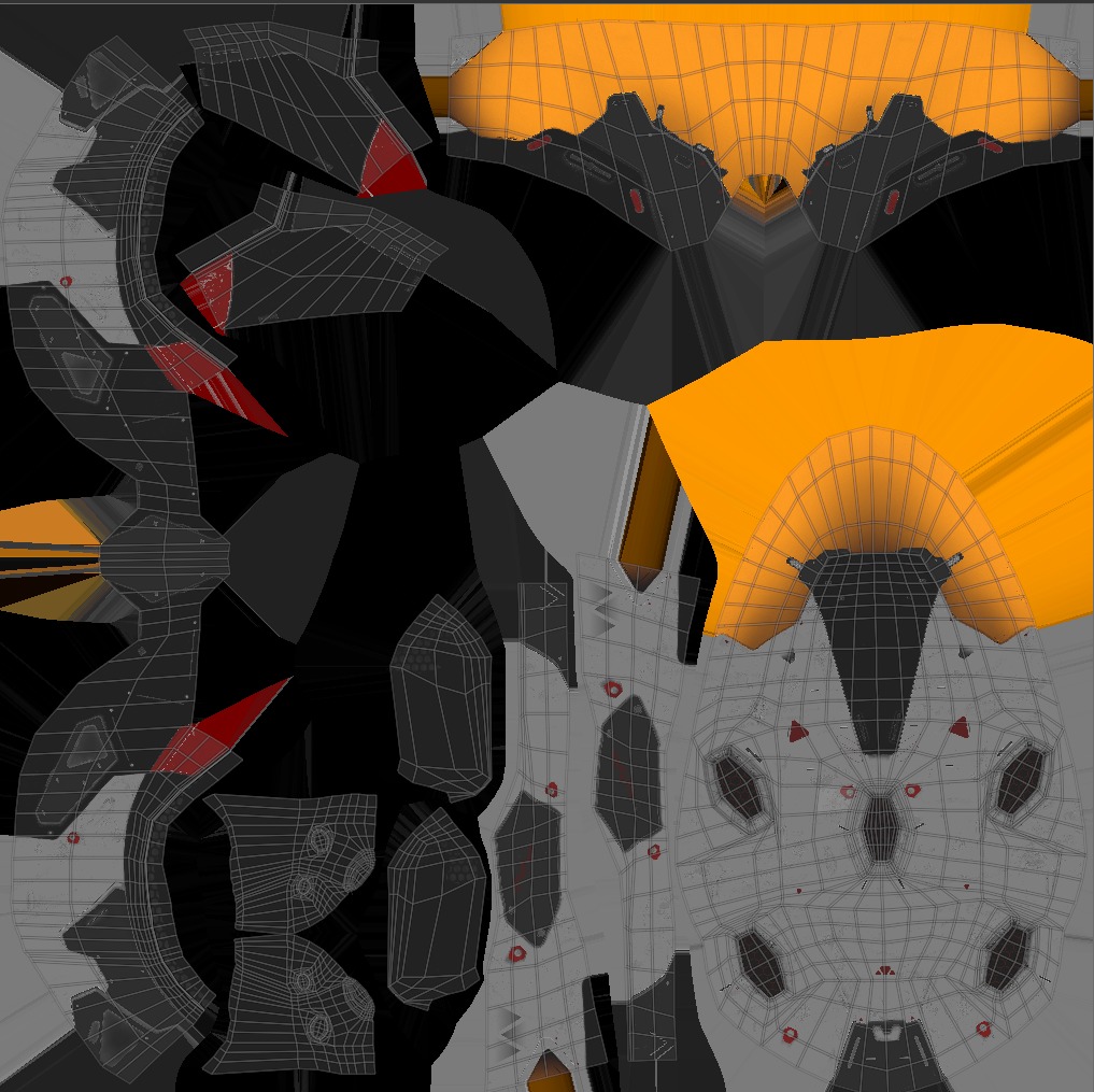 Sci-Fi Helmet Model - CG Ready Low-poly 3D model_4