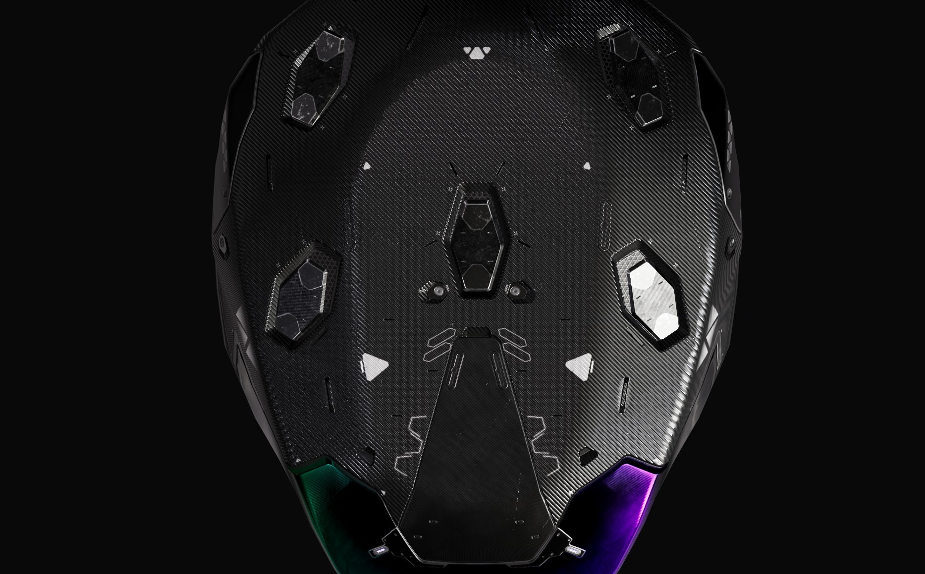 Sci-Fi Helmet Model - CG Ready Low-poly 3D model_11