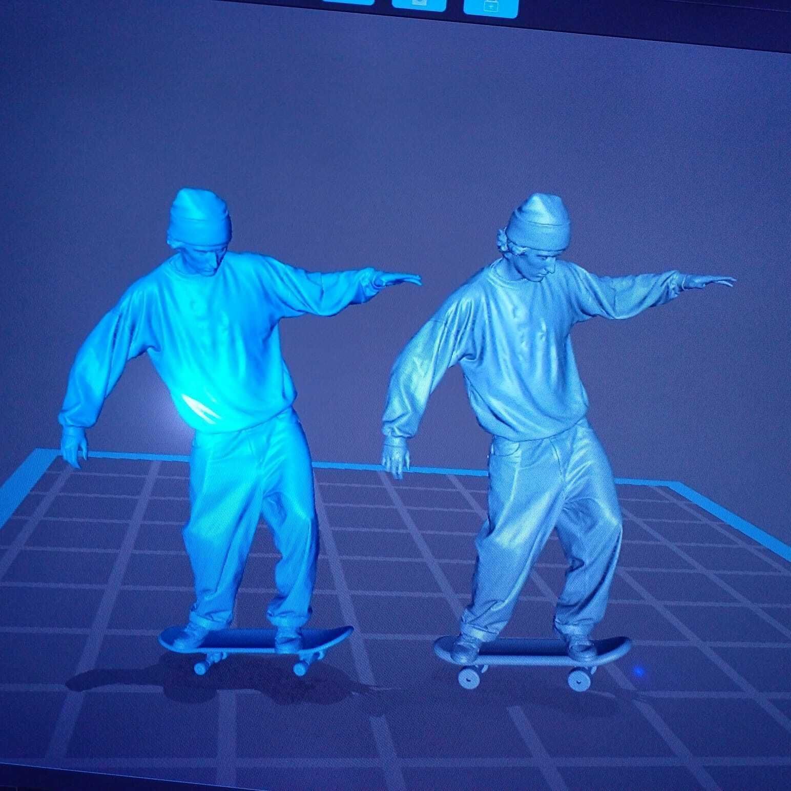 Skatista escala 1 64 3D print model_1