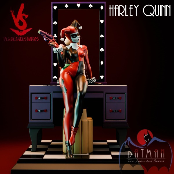 TAS Harley Quinn 3D print model_1