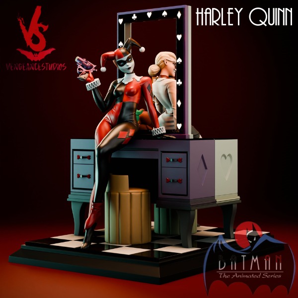 TAS Harley Quinn 3D print model_4