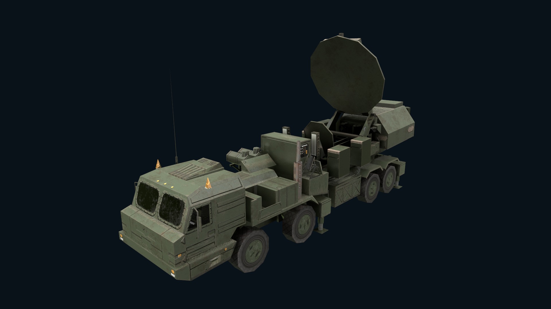 Asset - Army - Krasukha 2 EW System 3D Model Realistic Low-poly 3D model_36