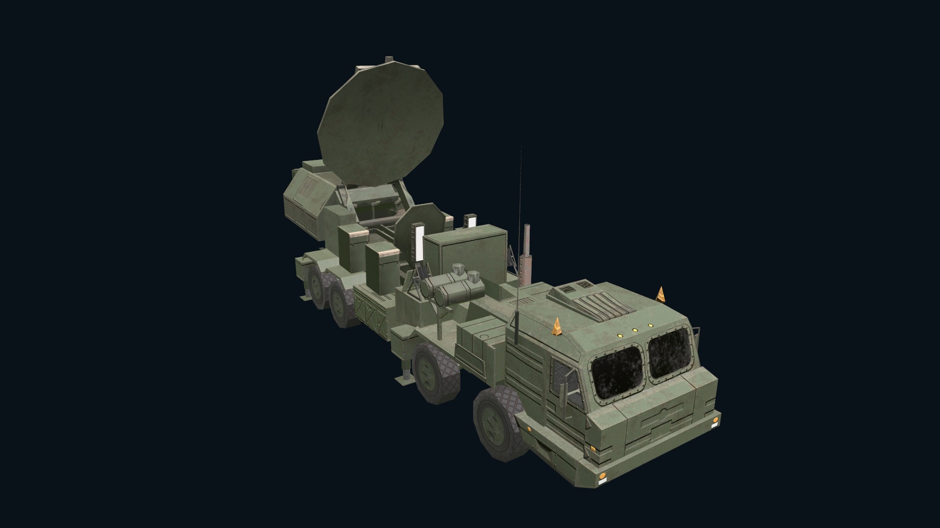 Asset - Army - Krasukha 2 EW System 3D Model Realistic Low-poly 3D model_37