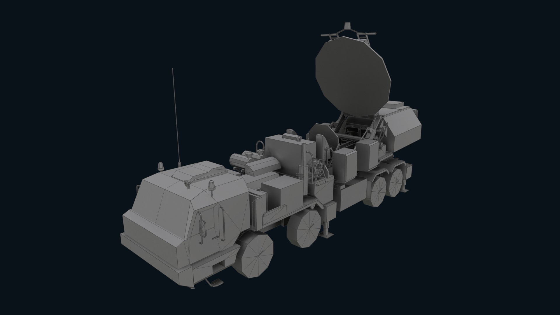 Asset - Army - Krasukha 2 EW System 3D Model Realistic Low-poly 3D model_21