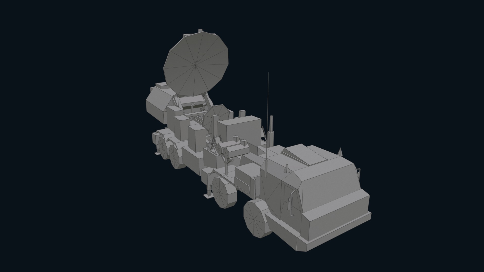Asset - Army - Krasukha 2 EW System 3D Model Realistic Low-poly 3D model_42