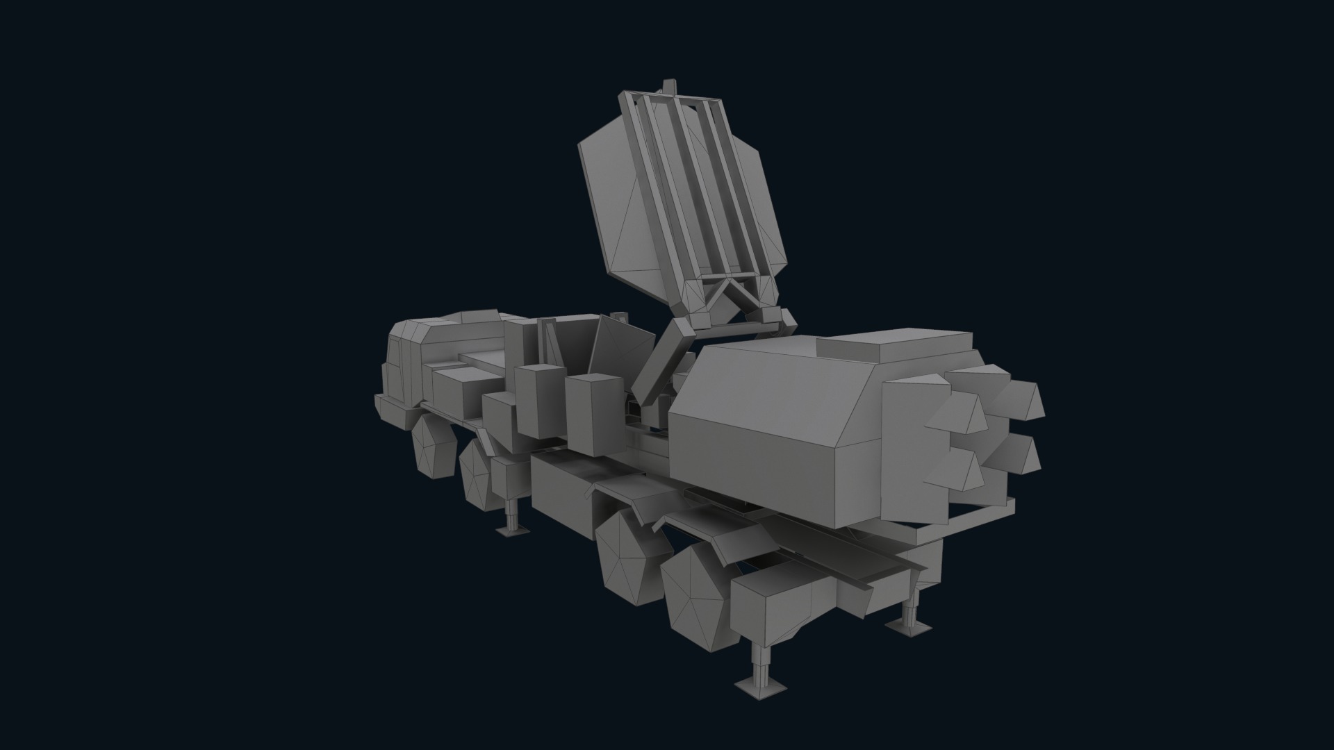 Asset - Army - Krasukha 2 EW System 3D Model Realistic Low-poly 3D model_55