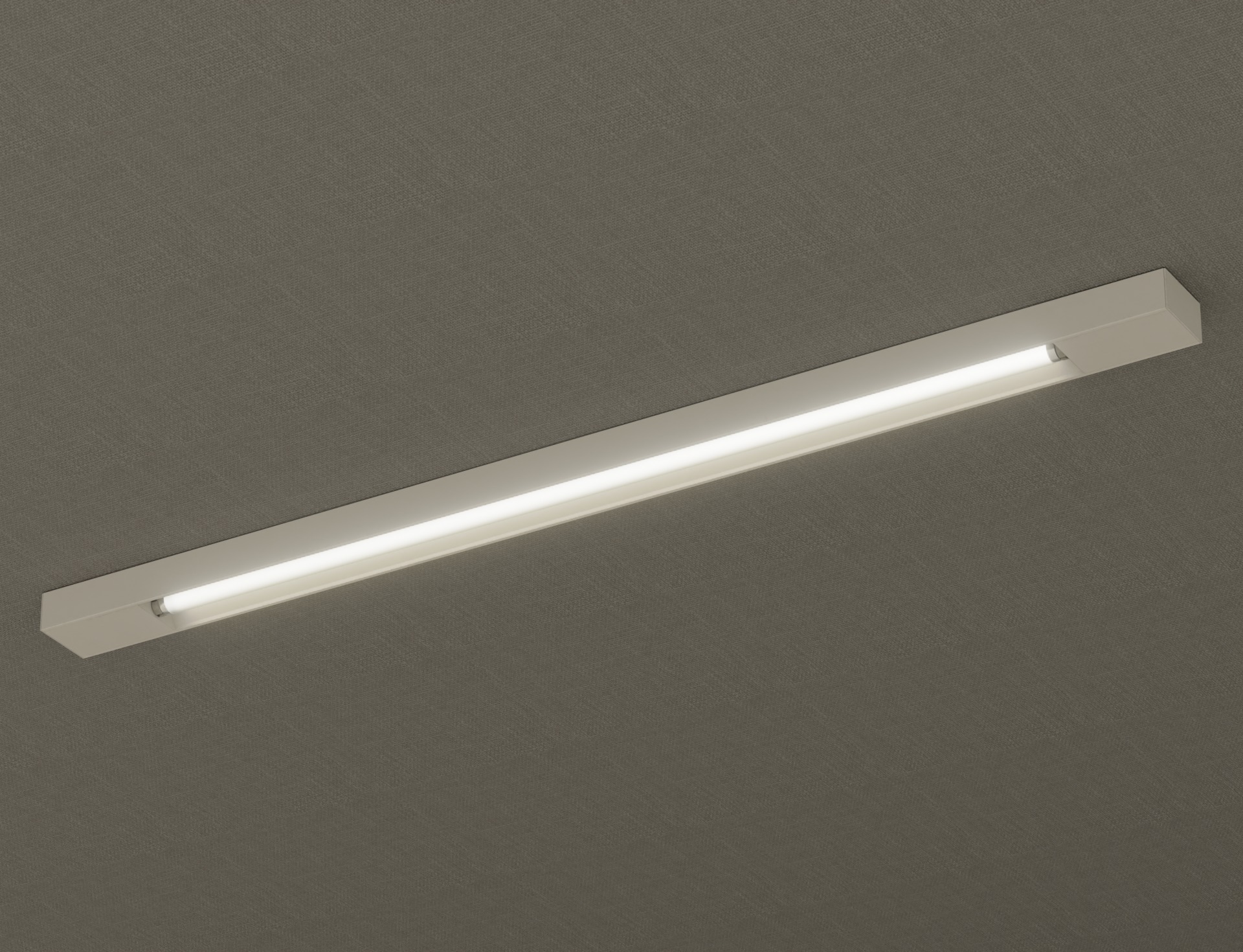 Fluorescent Lights-2 Low-poly 3D model_2