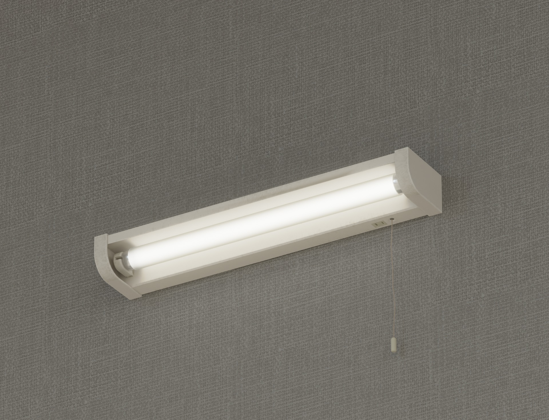 Fluorescent Lights-2 Low-poly 3D model_10