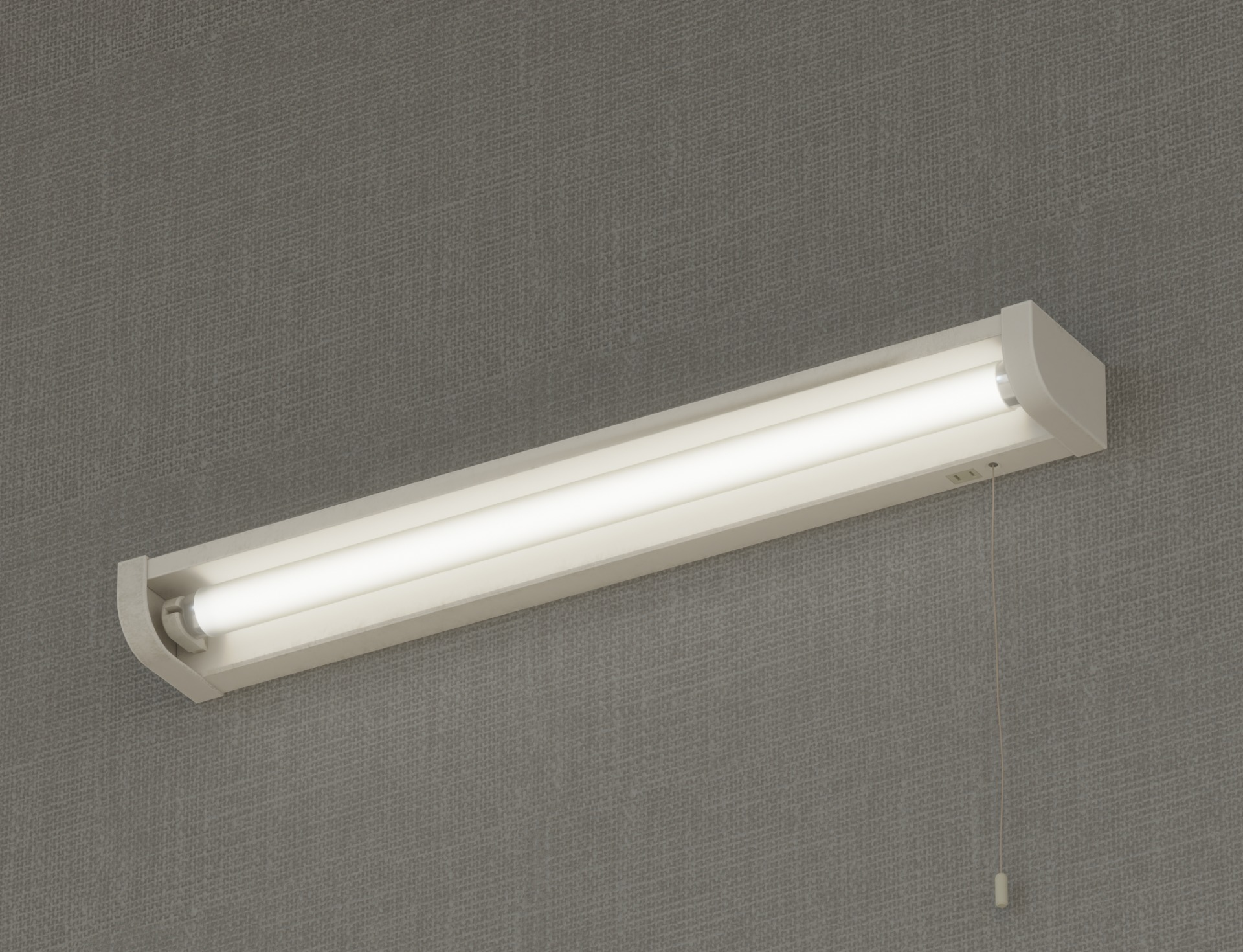 Fluorescent Lights-2 Low-poly 3D model_12