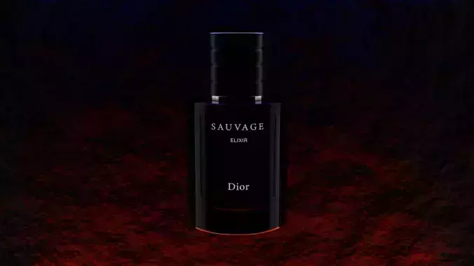 Dior Sauvage Elixir 100ml 3D model