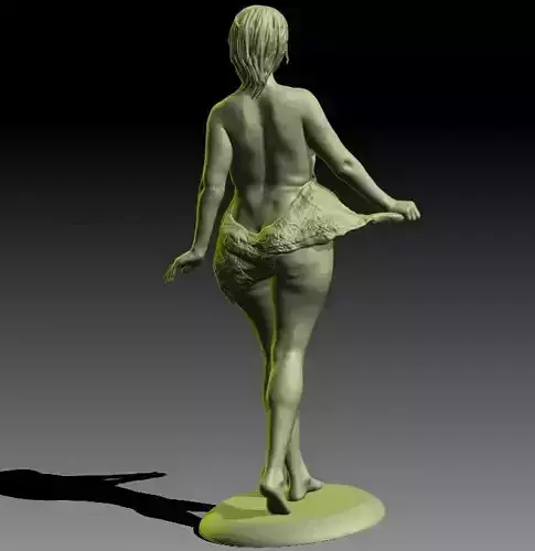 Baigneuse Nude female figurine for 3D printing  3D print model