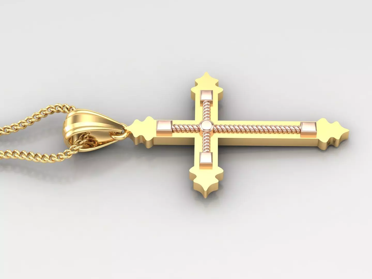 Jesus Christ Cross Pendant Print 4CP083 3D print model