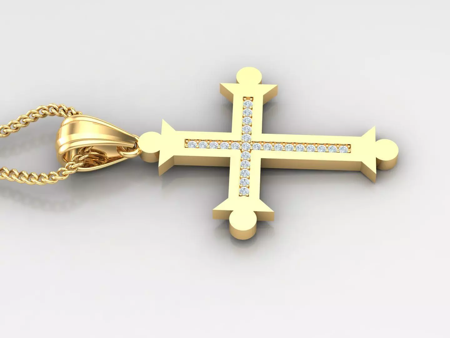 Jesus Christ Cross Pendant Print 4CP004 3D print model
