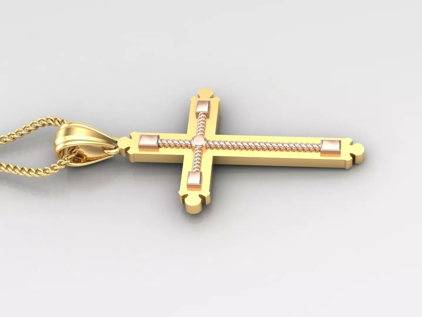 Jesus Christ Cross Pendant Print 4CP003 3D print model
