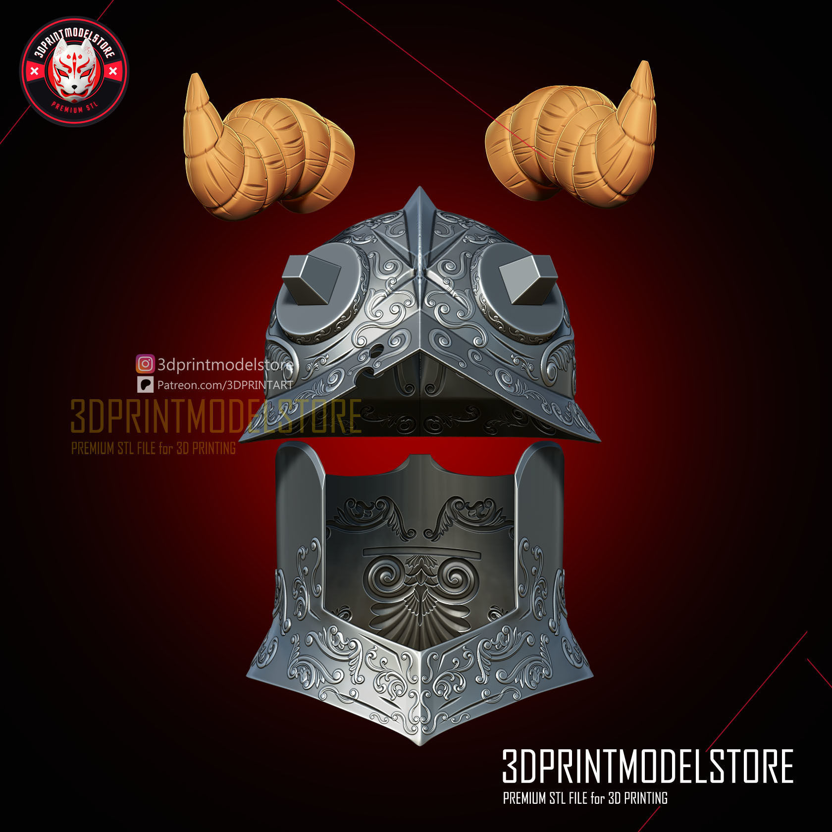 Delicious in Dungeon - Senshi Helmet Special - Dungeon Meshi 3D print model_5