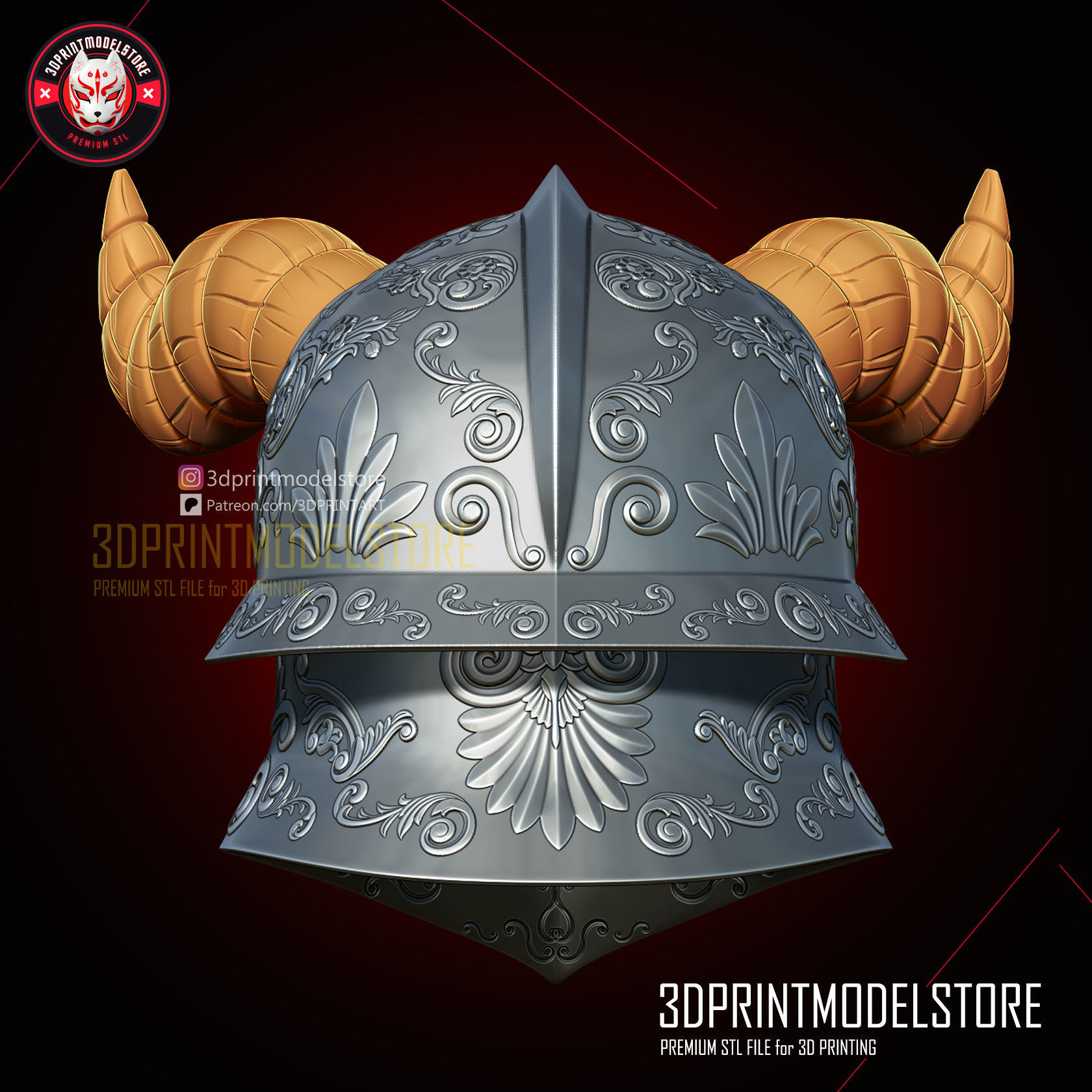 Delicious in Dungeon - Senshi Helmet Special - Dungeon Meshi 3D print model_4