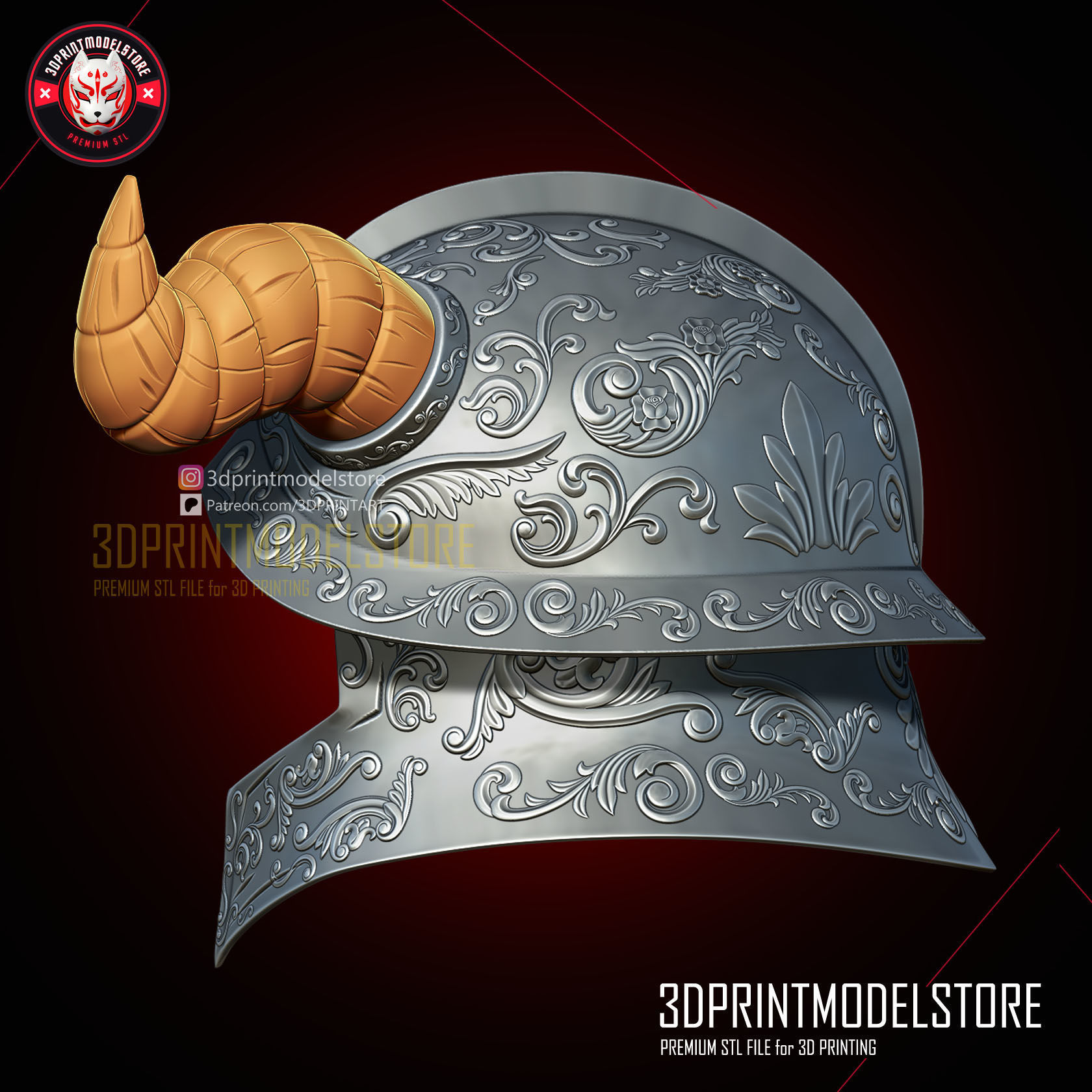 Delicious in Dungeon - Senshi Helmet Special - Dungeon Meshi 3D print model_3