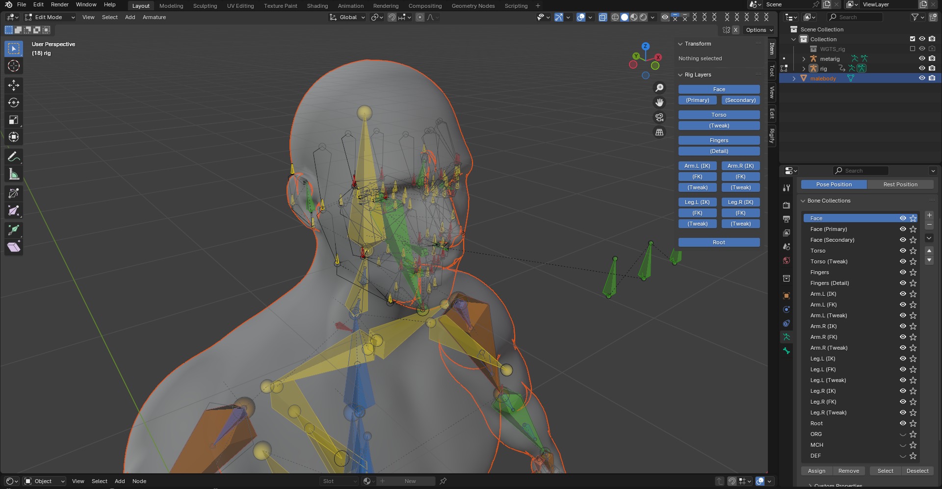 Male Human Model 3D model_3