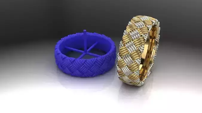 The Abstrakt Ring Printing Model Free 3D print model