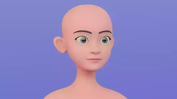 Stylized Female Base Mesh