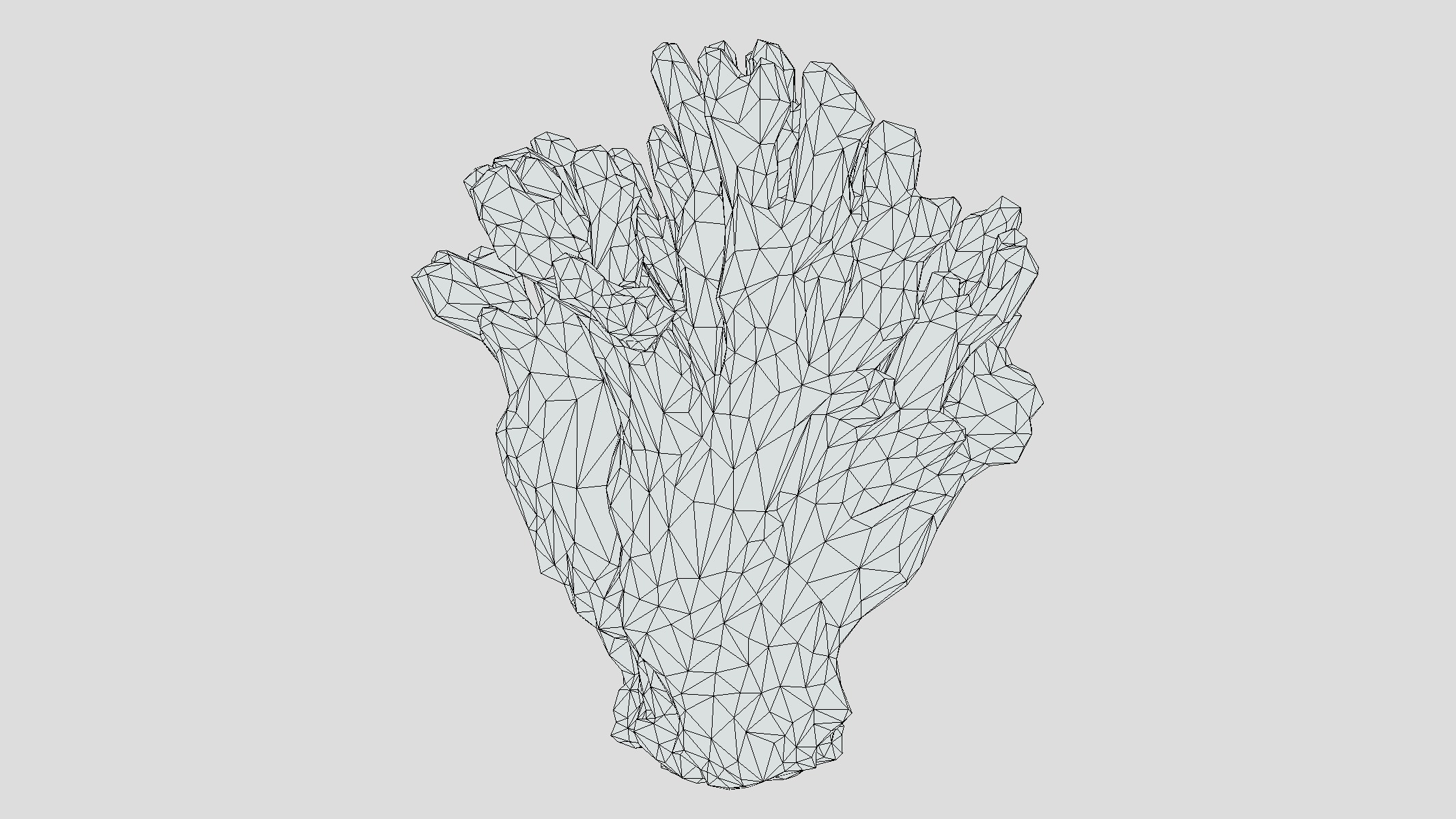 Agaricia agaricites Low Poly Low-poly 3D model_9