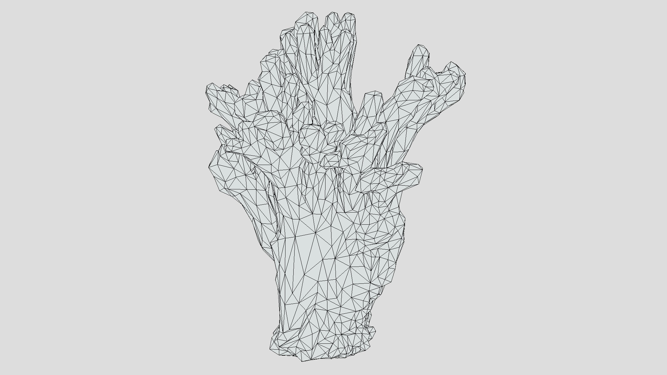 Agaricia agaricites Low Poly Low-poly 3D model_3