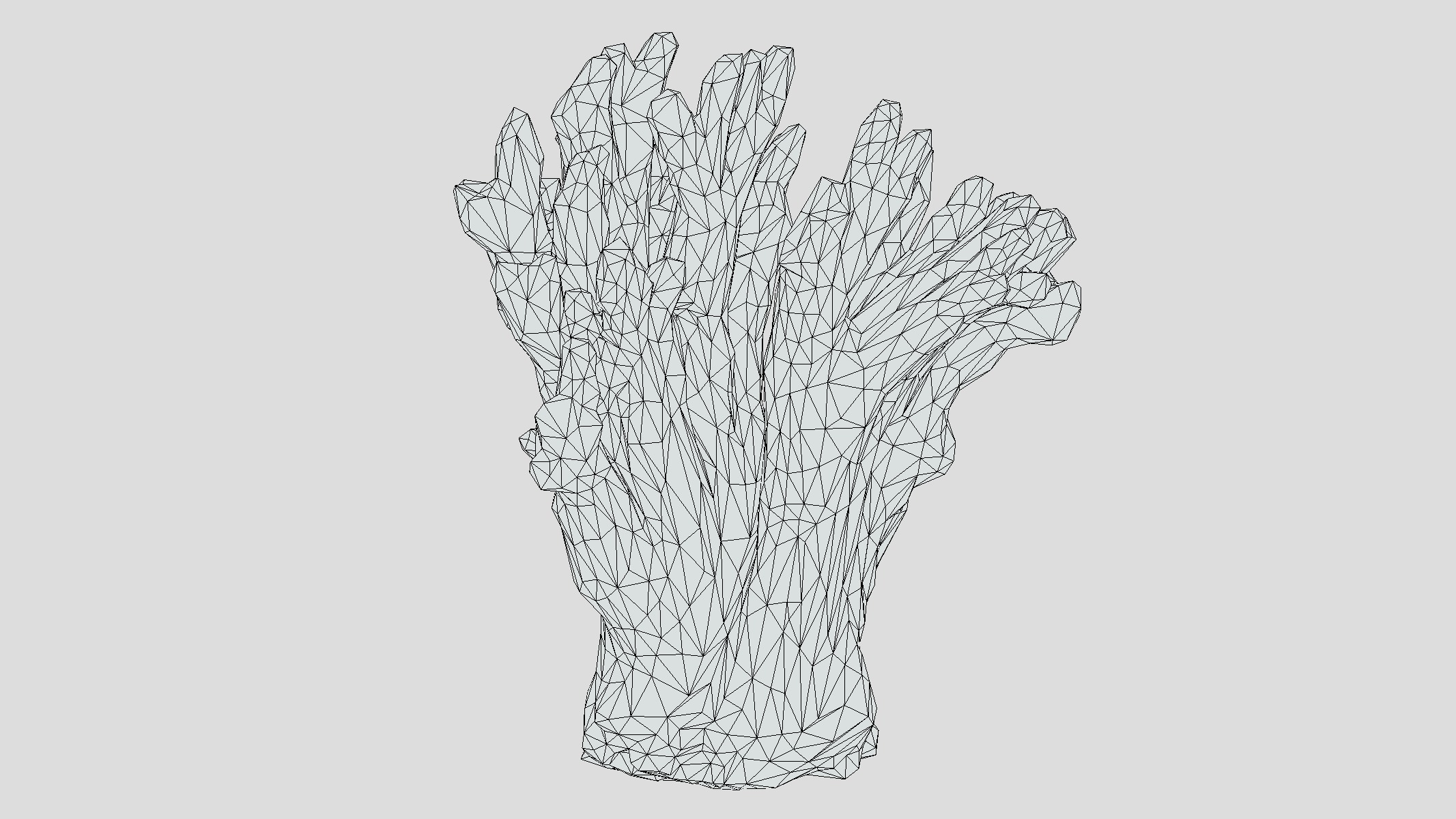 Agaricia agaricites Low Poly Low-poly 3D model_7