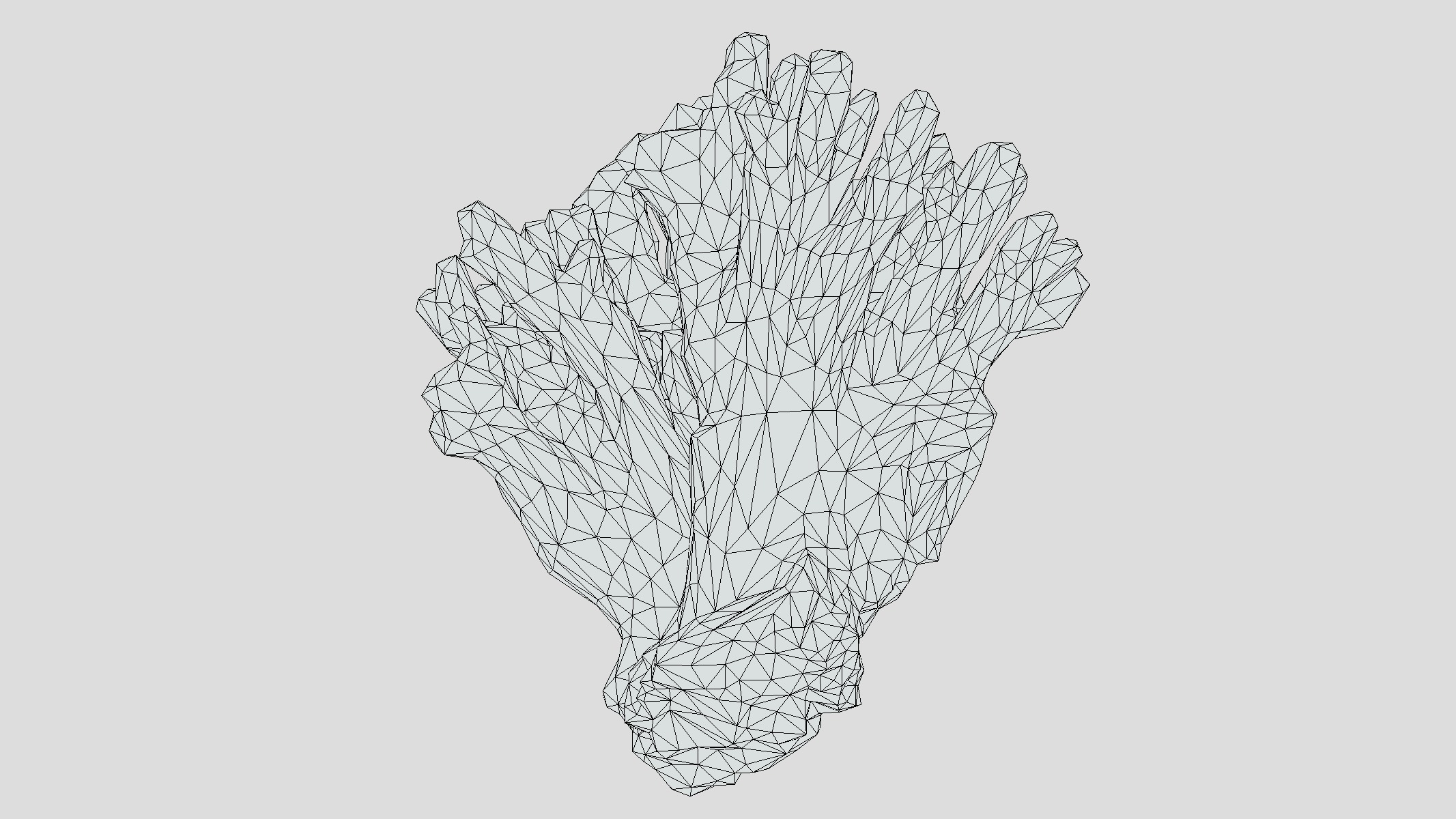 Agaricia agaricites Low Poly Low-poly 3D model_10