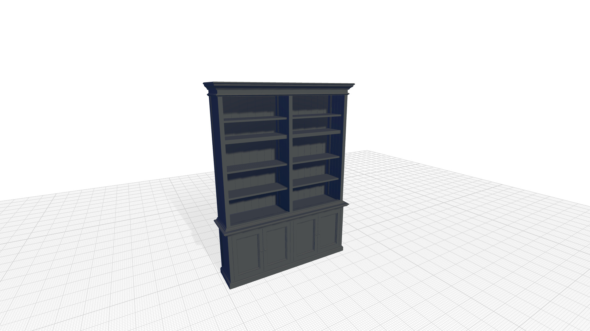 Gerold Display Cabinet 3D model_4