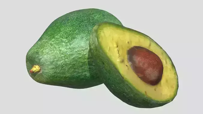 Avocado Low Poly