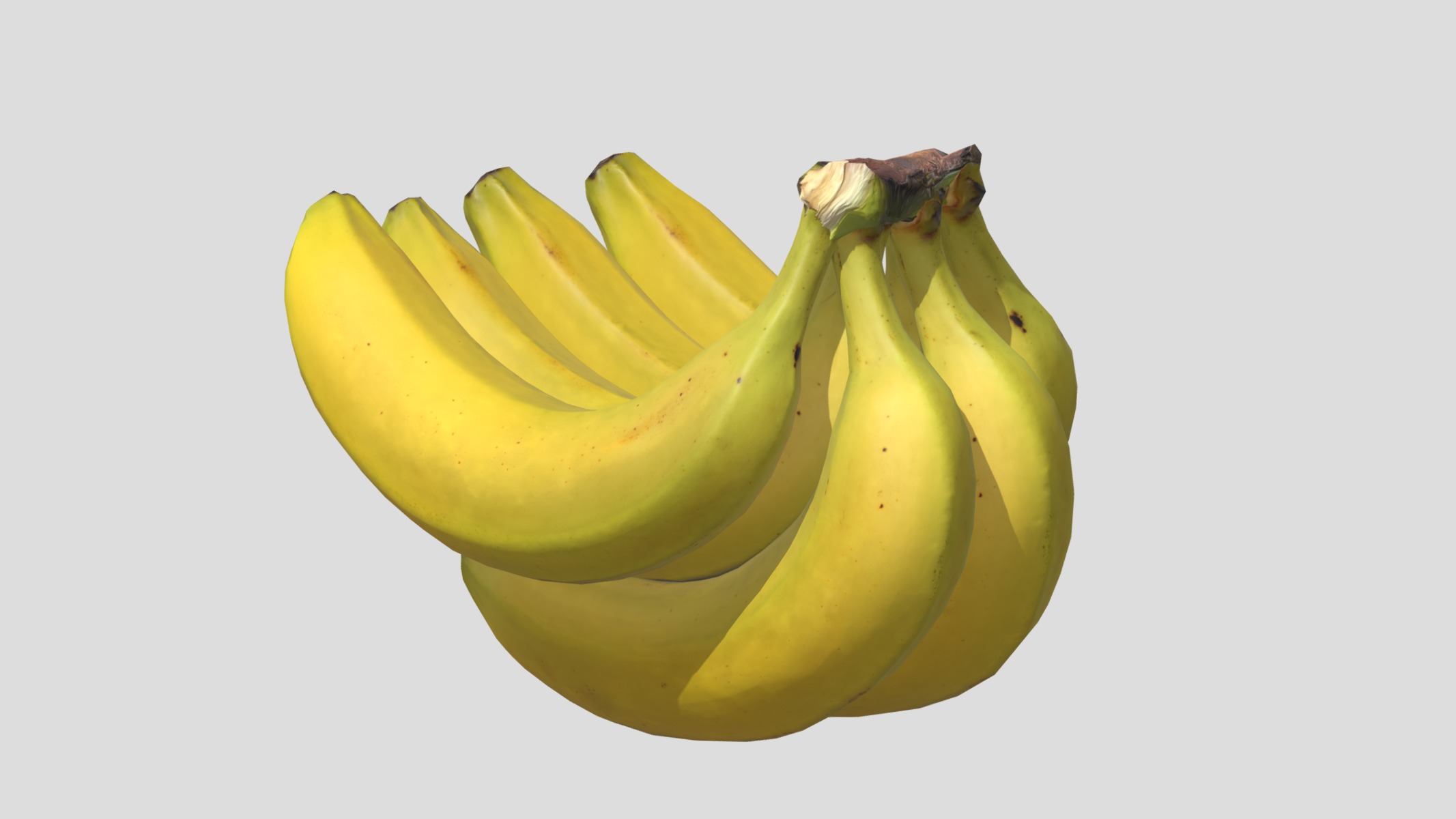 Babanas Low Poly Low-poly 3D model_10