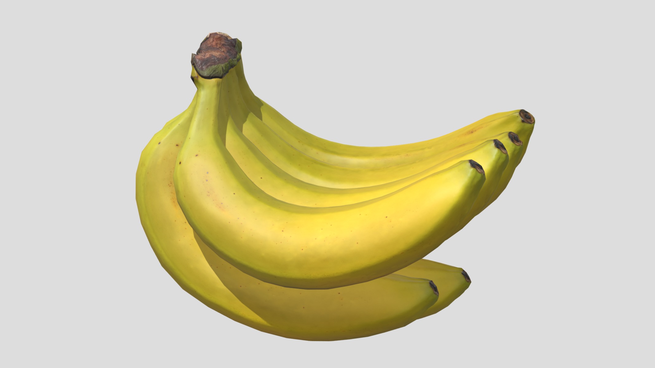 Babanas Low Poly Low-poly 3D model_6