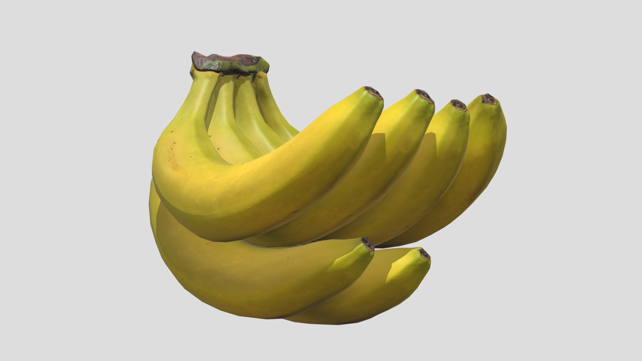 Babanas Low Poly Low-poly 3D model_4