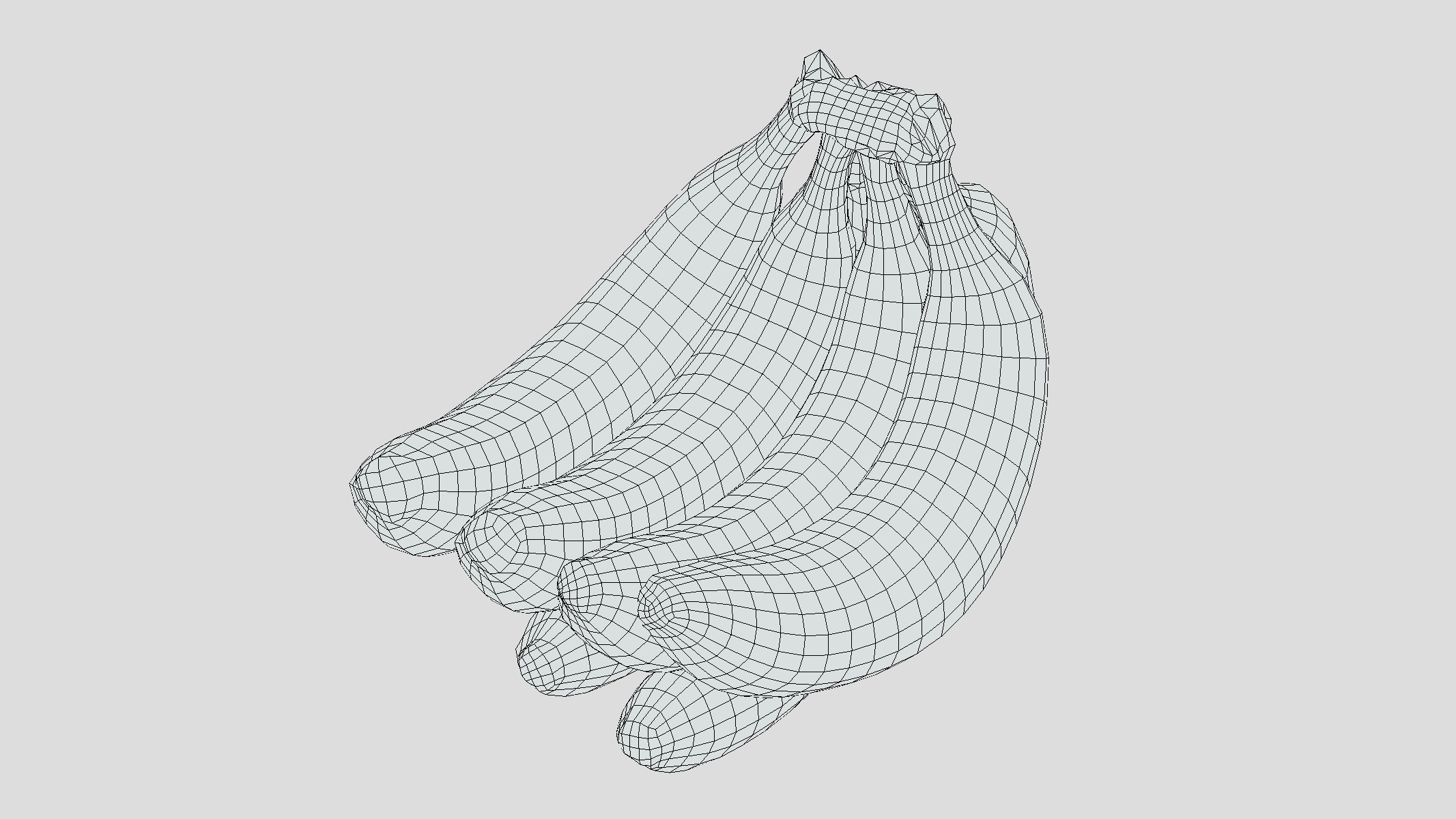 Babanas Low Poly Low-poly 3D model_3