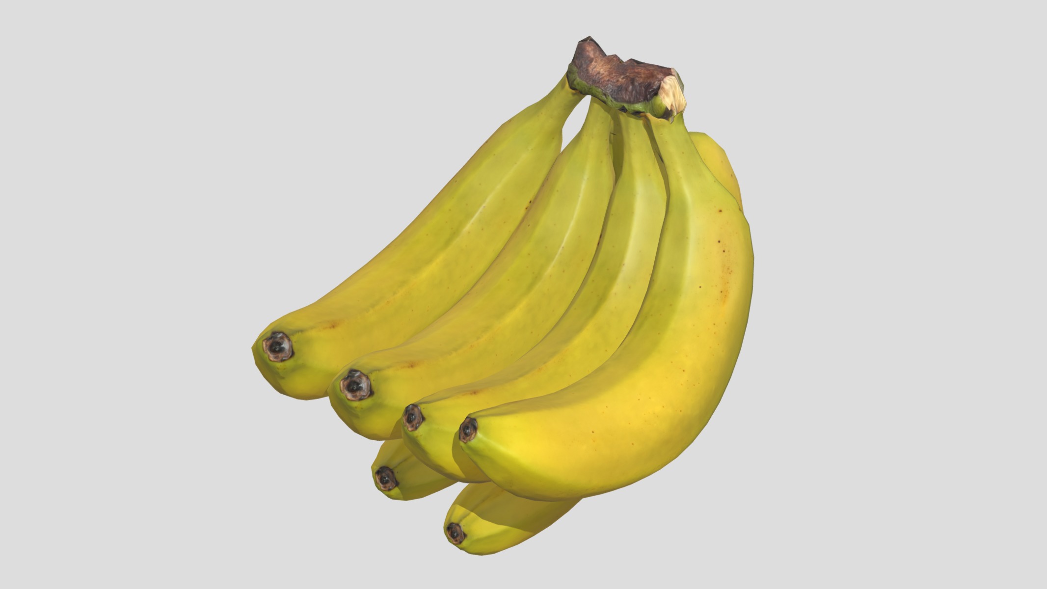 Babanas Low Poly Low-poly 3D model_2