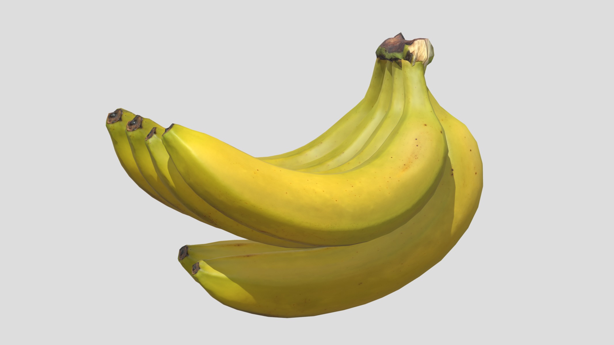 Babanas Low Poly Low-poly 3D model_8