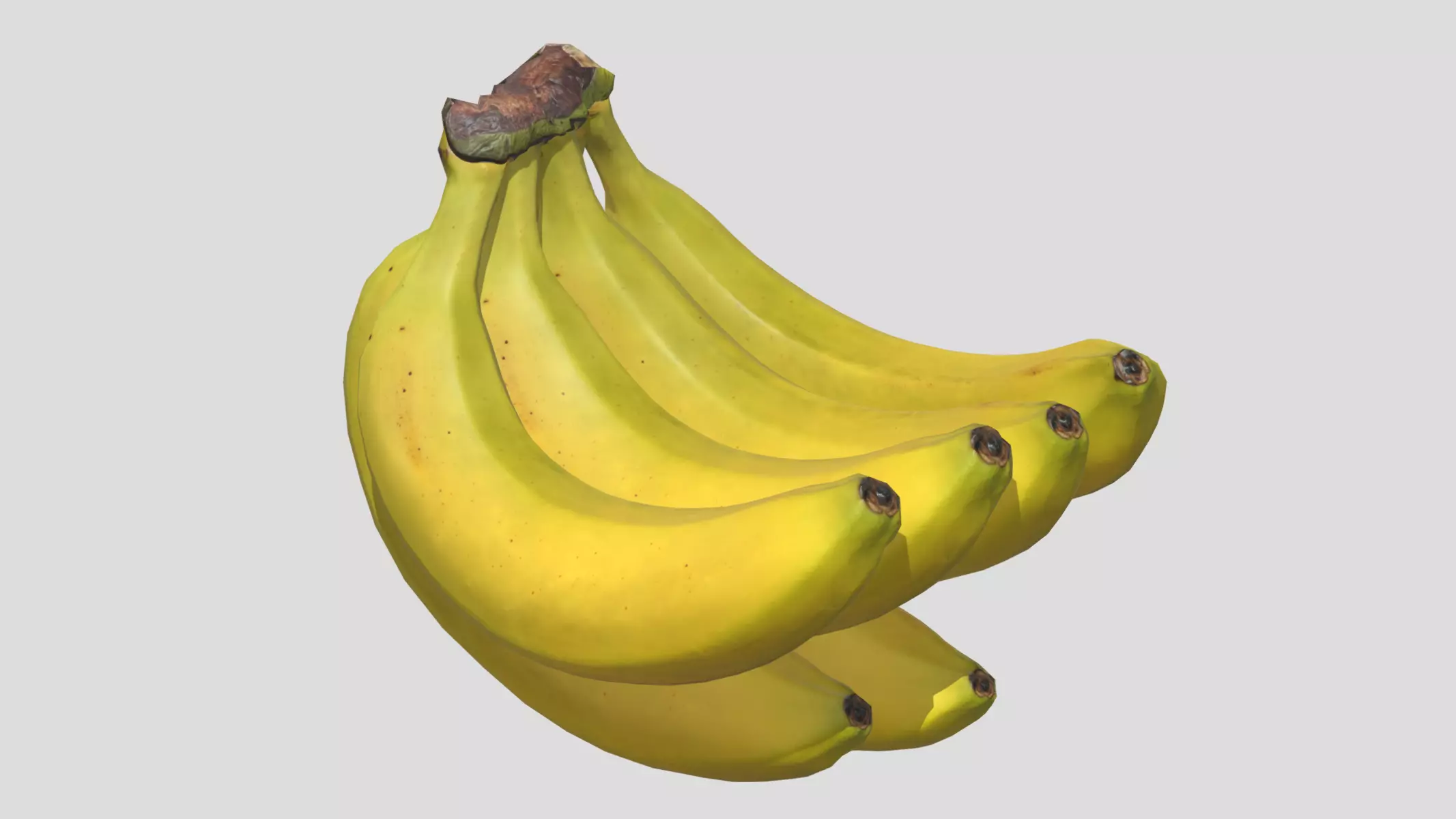 Babanas Low Poly Low-poly 3D model_0