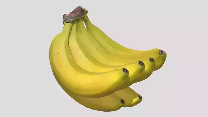 Babanas Low Poly Low-poly 3D model