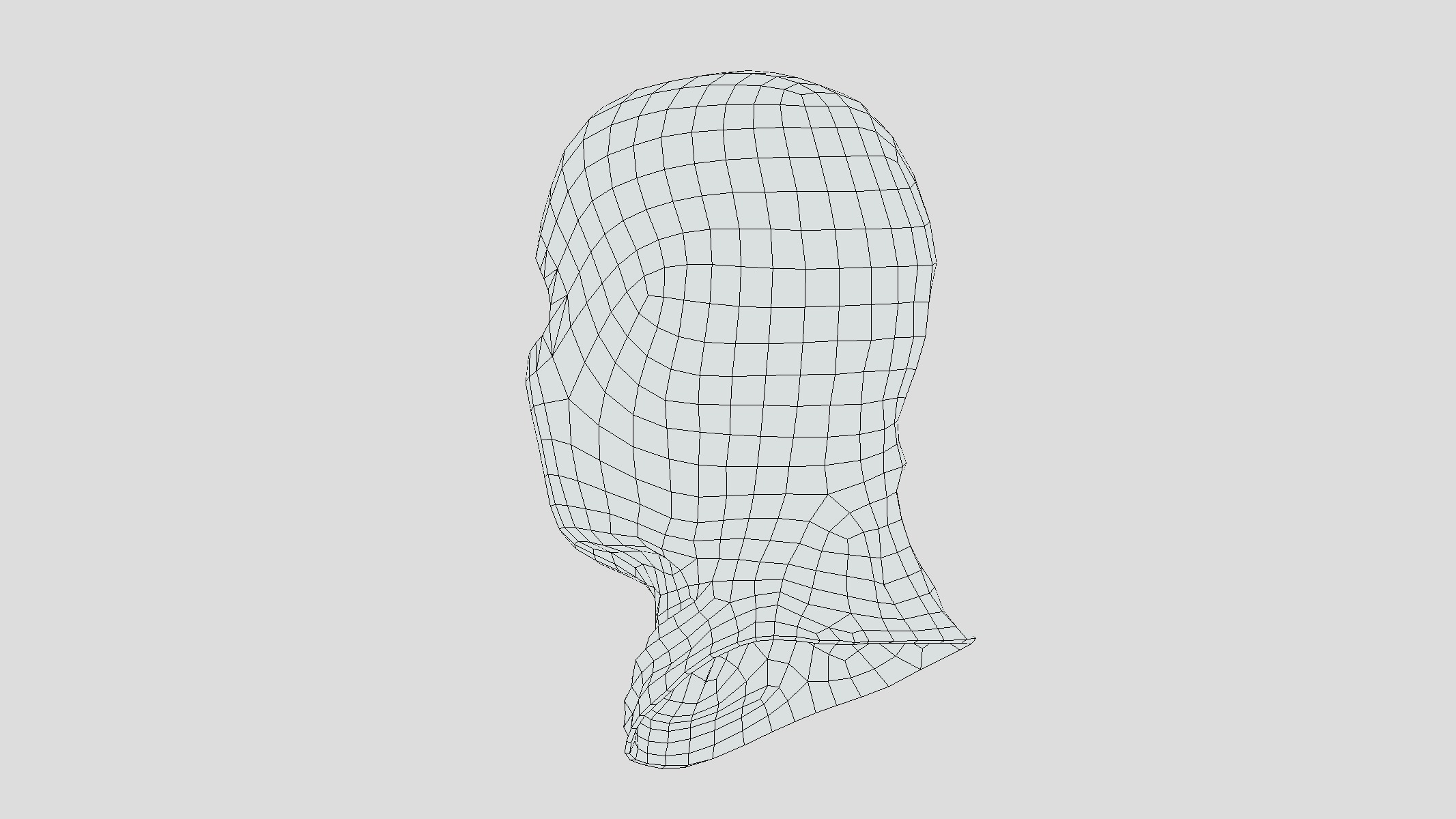 Balaclava Low Poly Low-poly 3D model_7