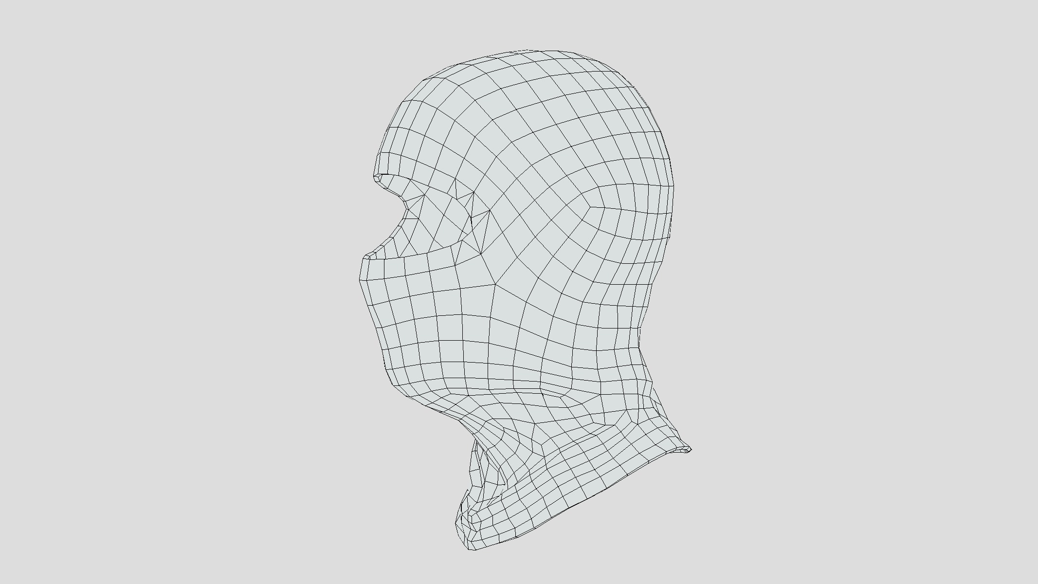 Balaclava Low Poly Low-poly 3D model_5