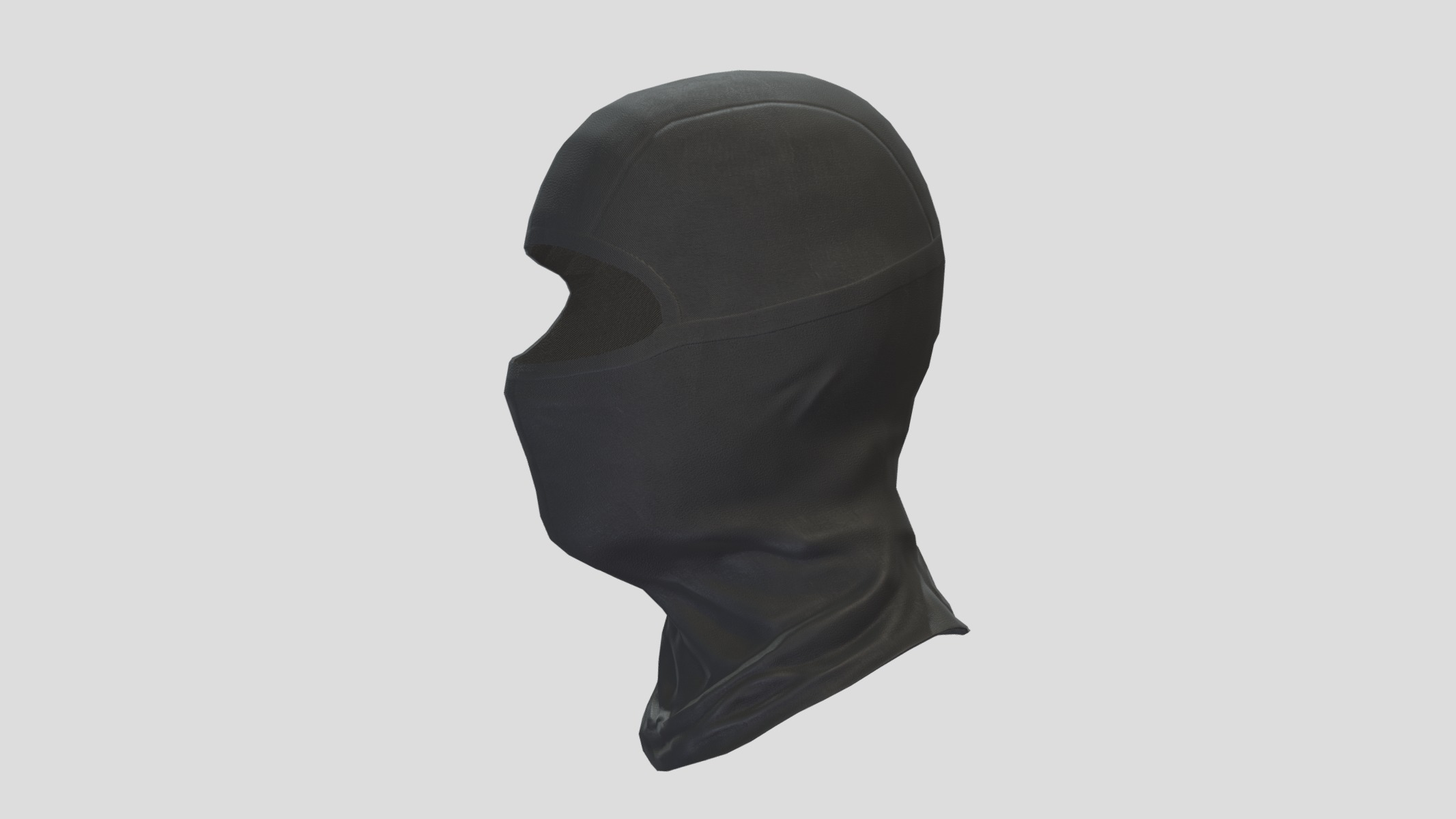 Balaclava Low Poly Low-poly 3D model_4