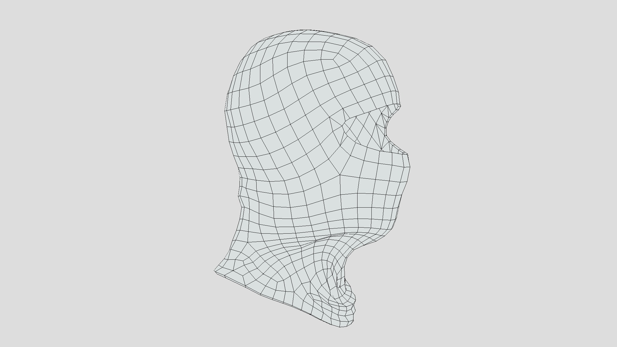 Balaclava Low Poly Low-poly 3D model_3
