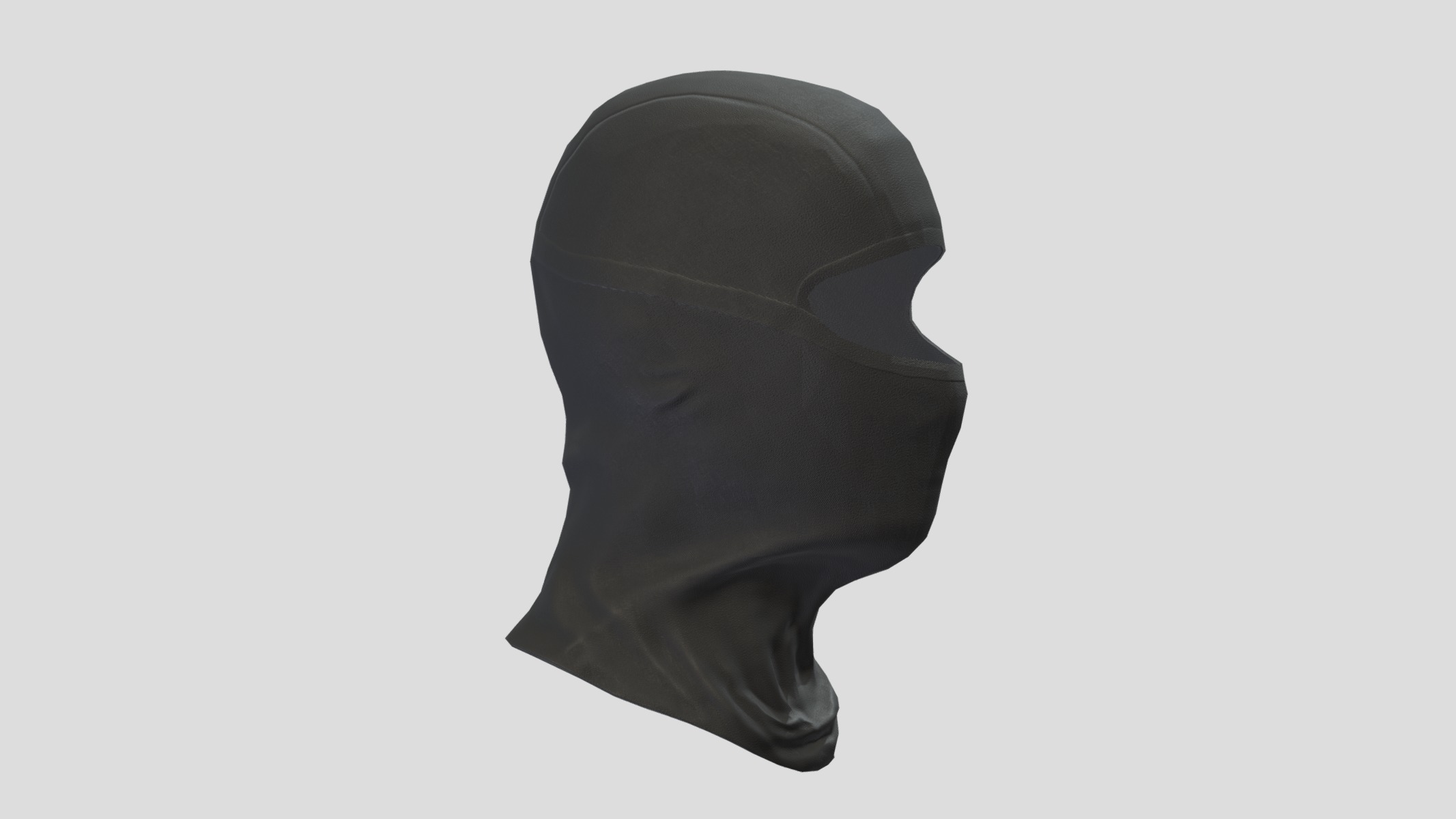 Balaclava Low Poly Low-poly 3D model_2
