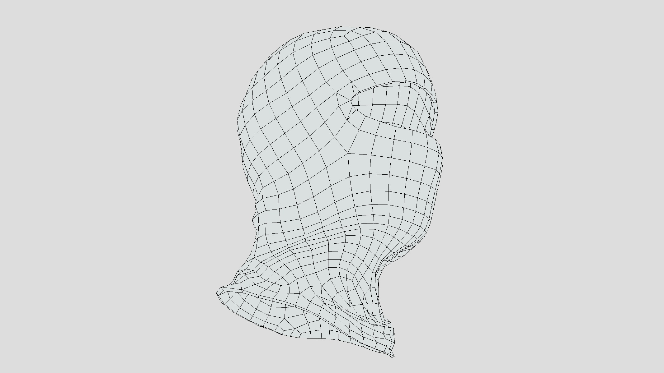 Balaclava Low Poly Low-poly 3D model_11