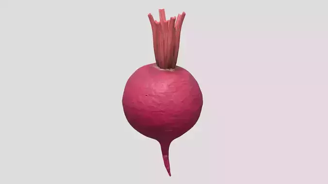 Beetroot Low Poly