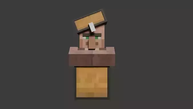 Villager Free 3D model