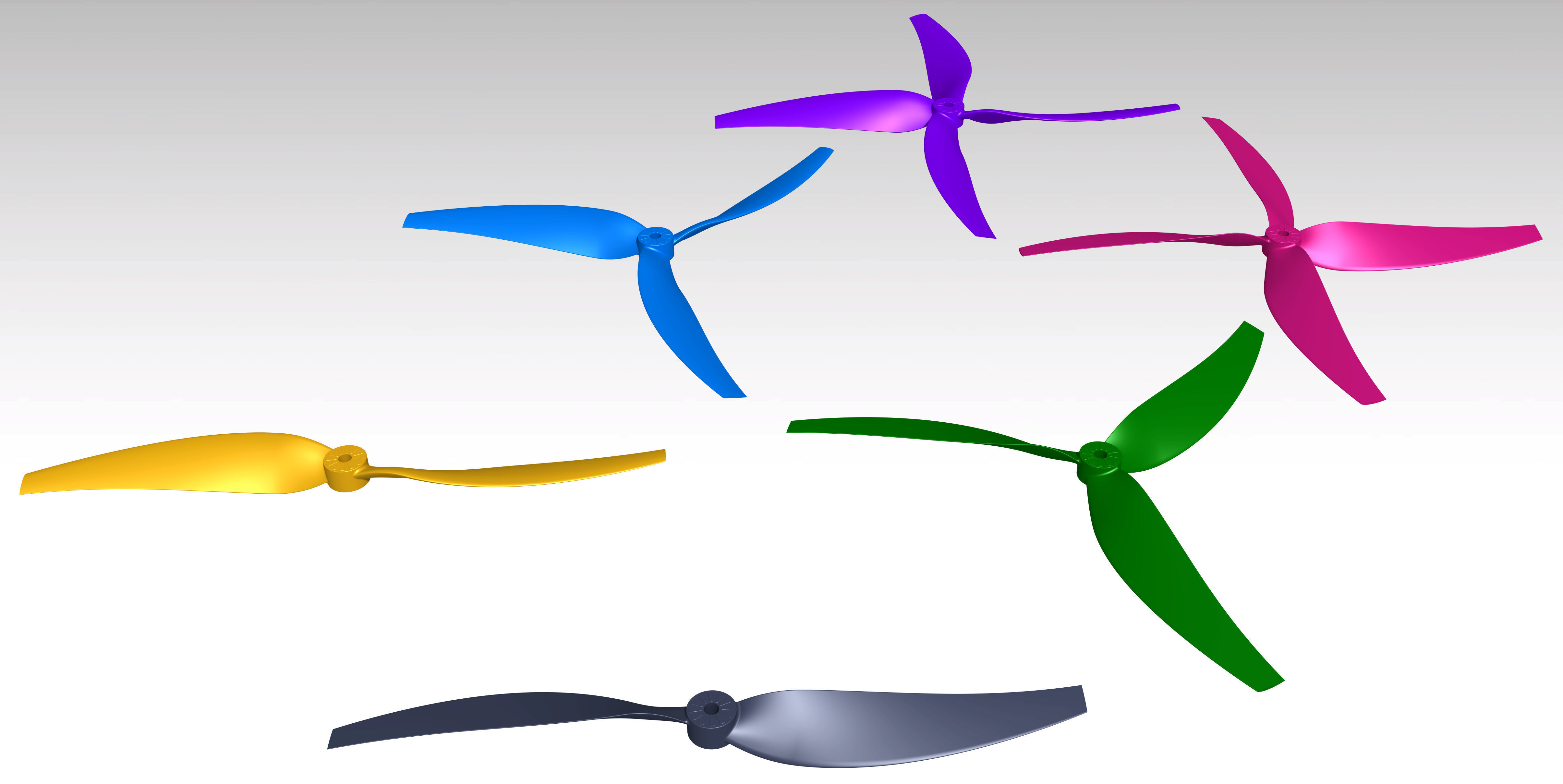 Set of Propellers AP-PR-011-10-6 3D print model_10