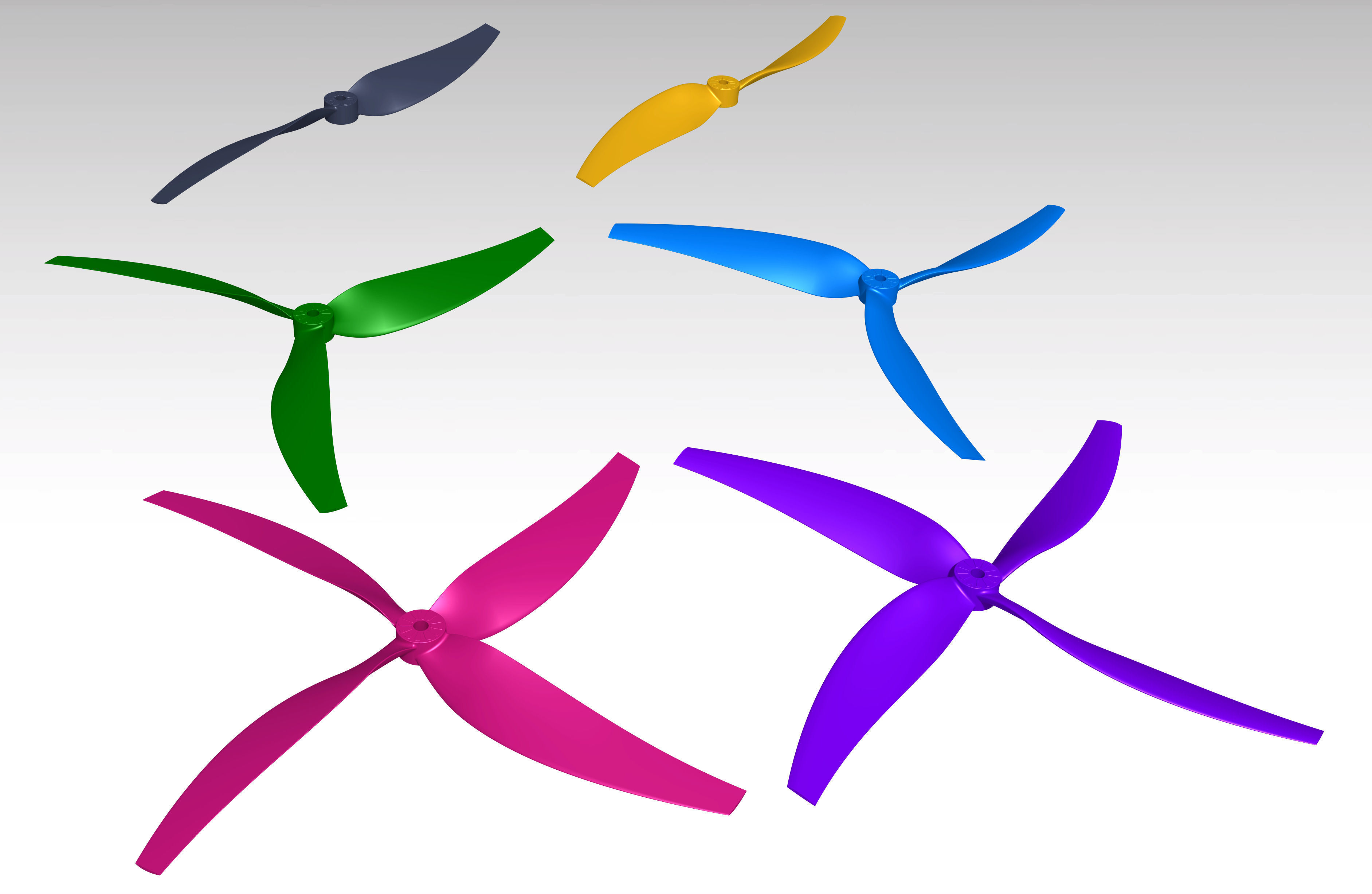 Set of Propellers AP-PR-011-10-6 3D print model_20